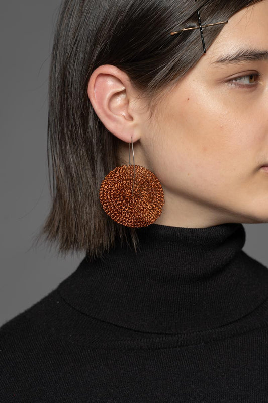 Taiyo Earrings Rust