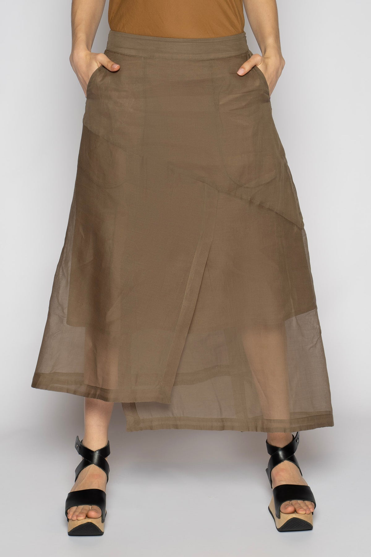 Horizon Skirt Sepia