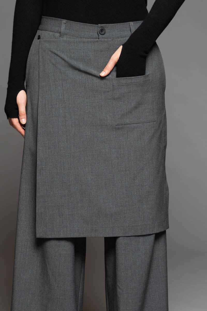 Cheku Apron Pants Grey