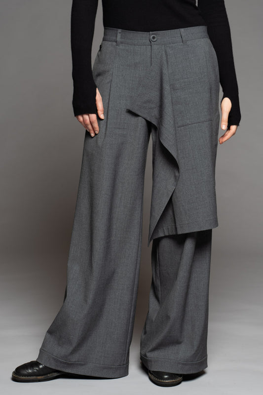 Cheku Apron Pants Grey