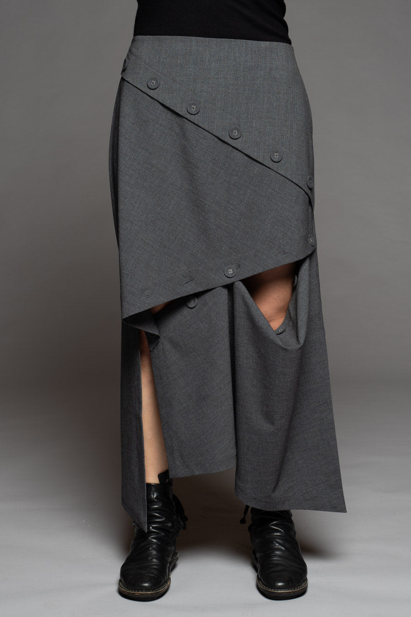 Cheku Skirt Grey