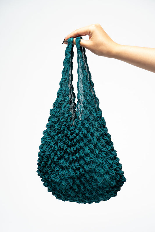 Miura Shibori Bag Teal