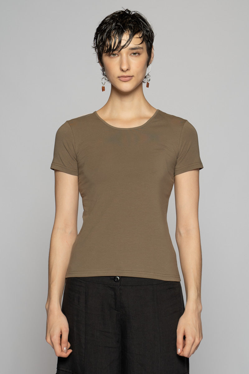 Aina T-Shirt Truffle