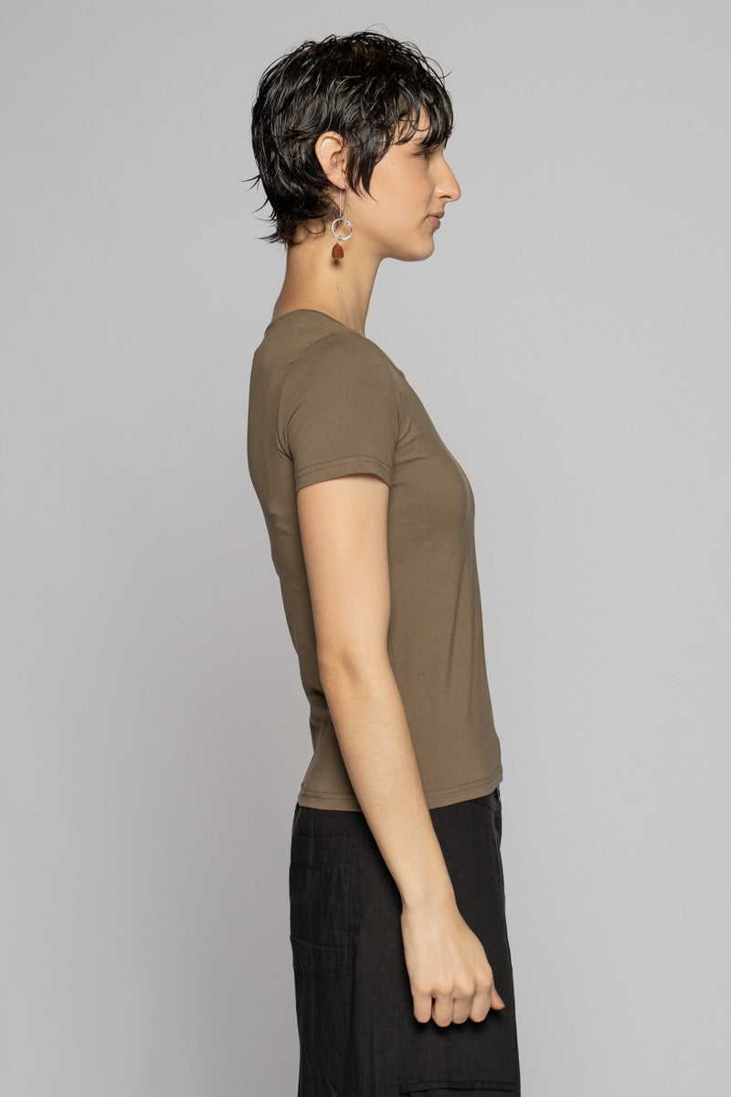 Aina T-Shirt Truffle