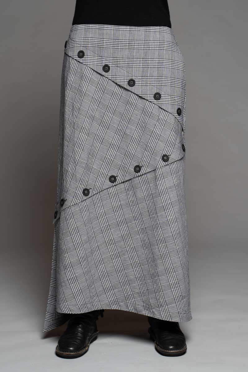 Cheku Skirt Check