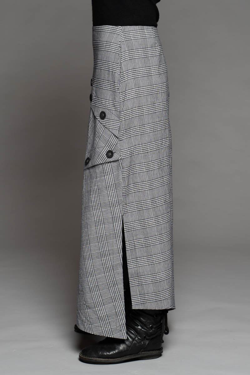 Cheku Skirt Check