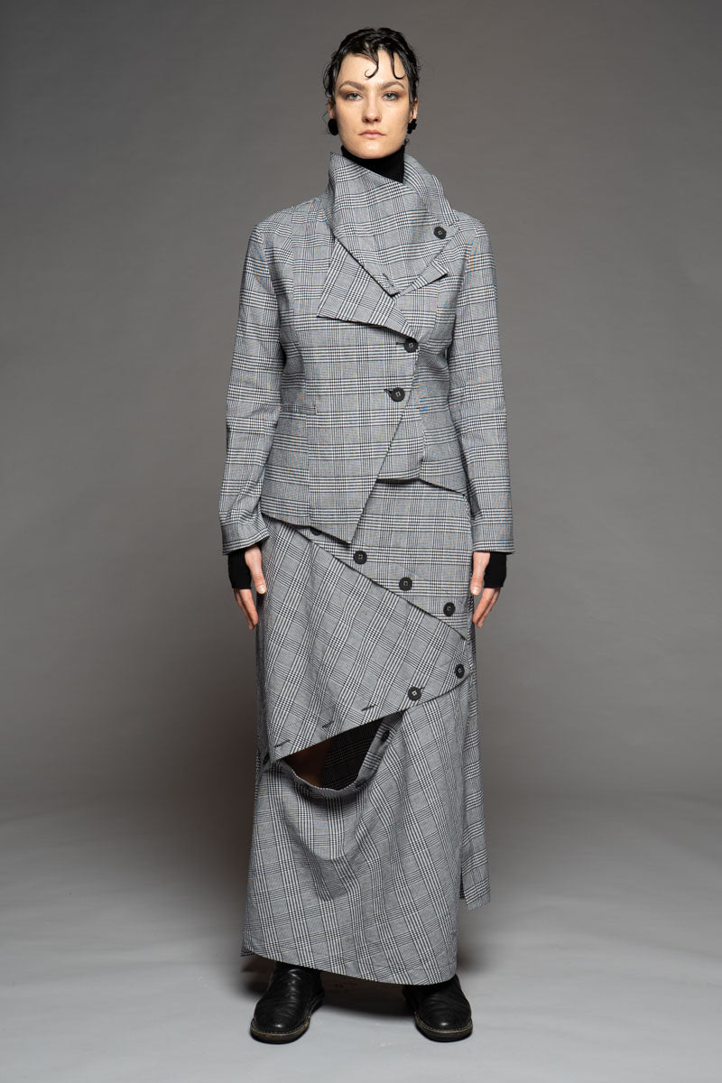 Cheku Skirt Check