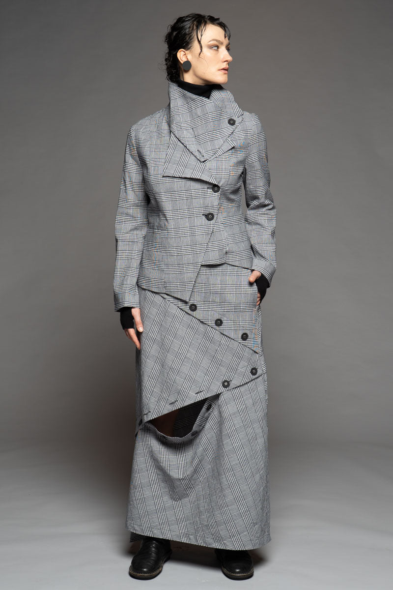 Cheku Skirt Check
