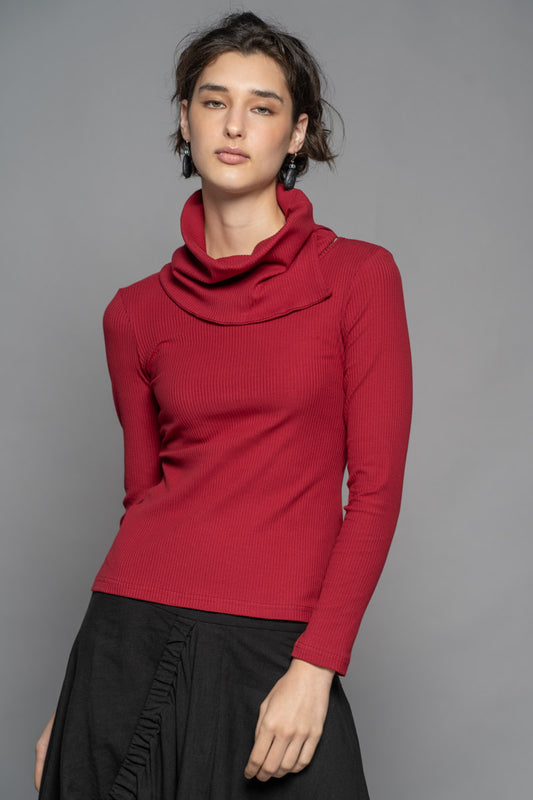 Hotaru Neck Top Berry