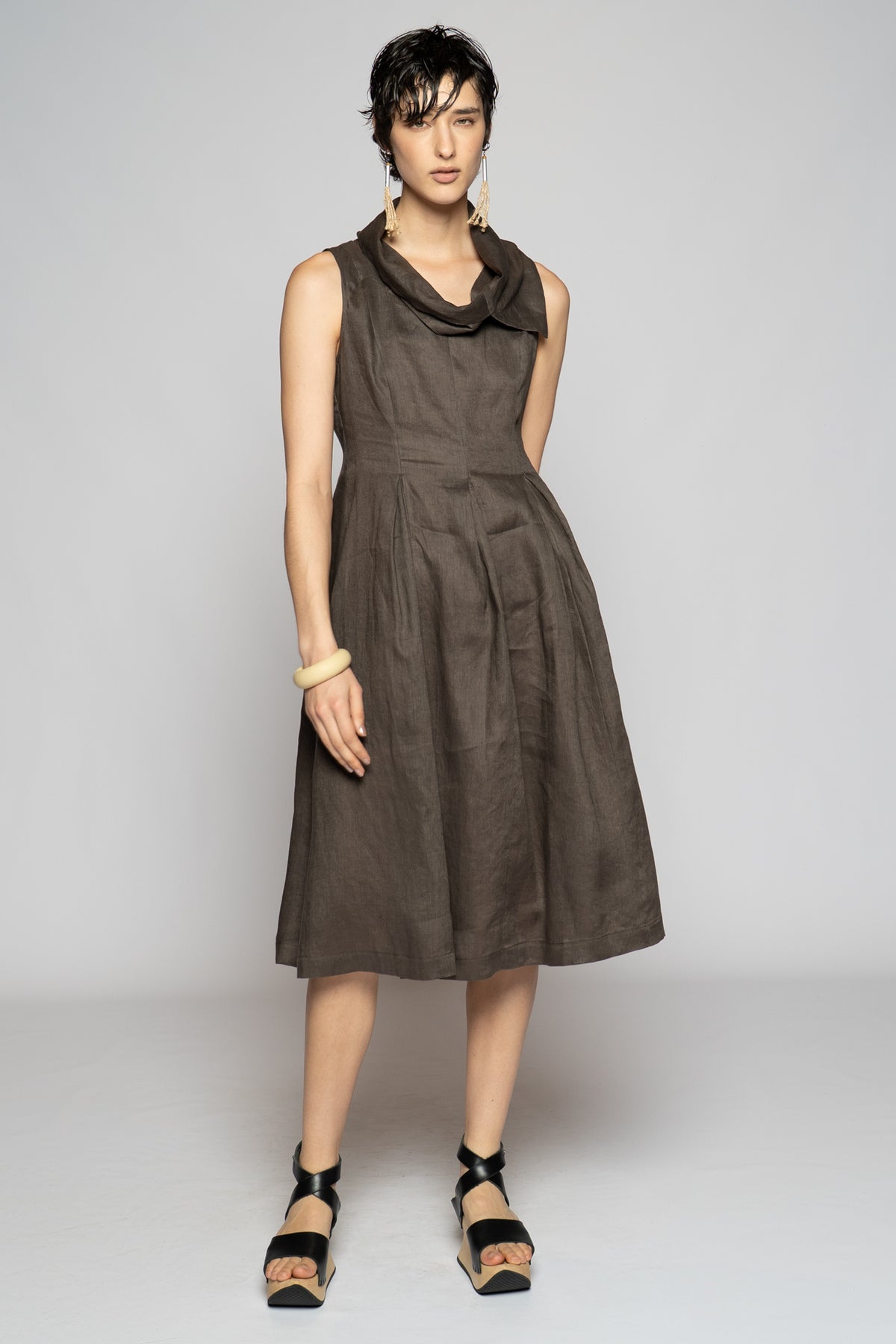 Halo Dress Truffle