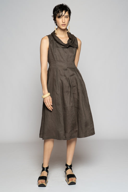 Halo Dress Truffle