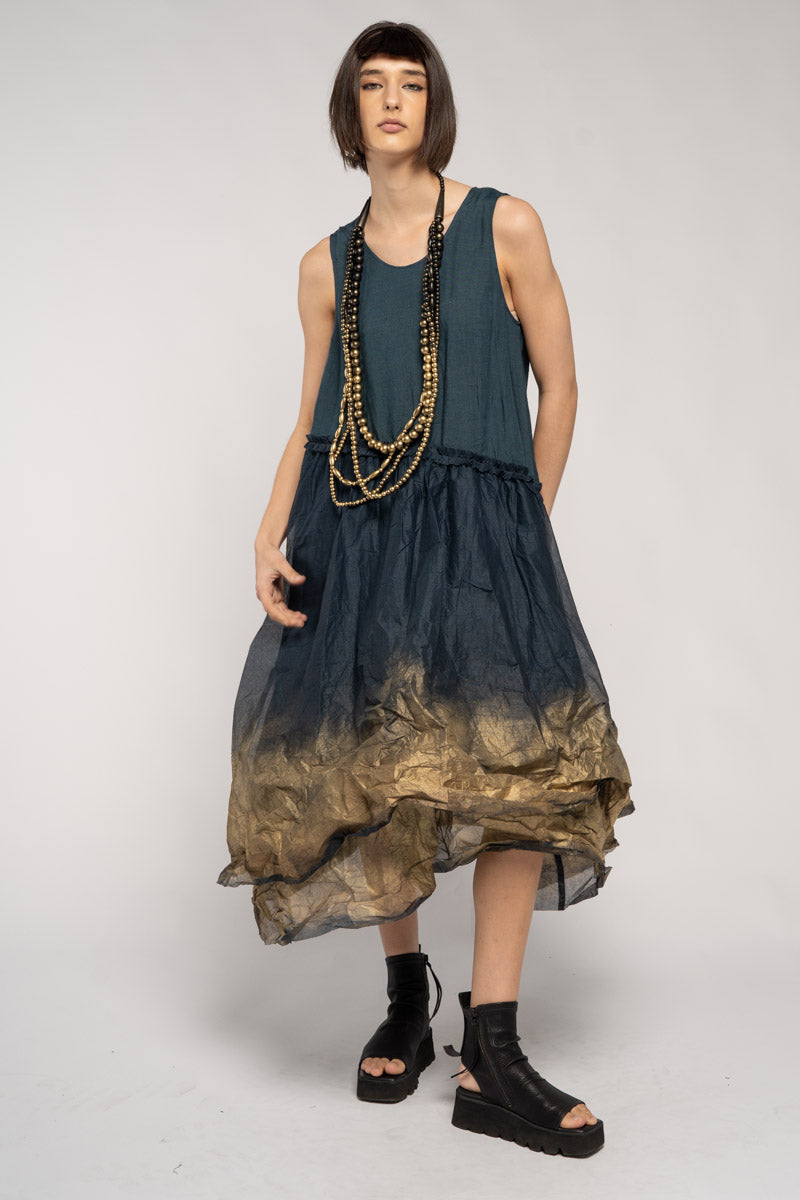 DOGSTAR Agnes Tuck Dress Ocean