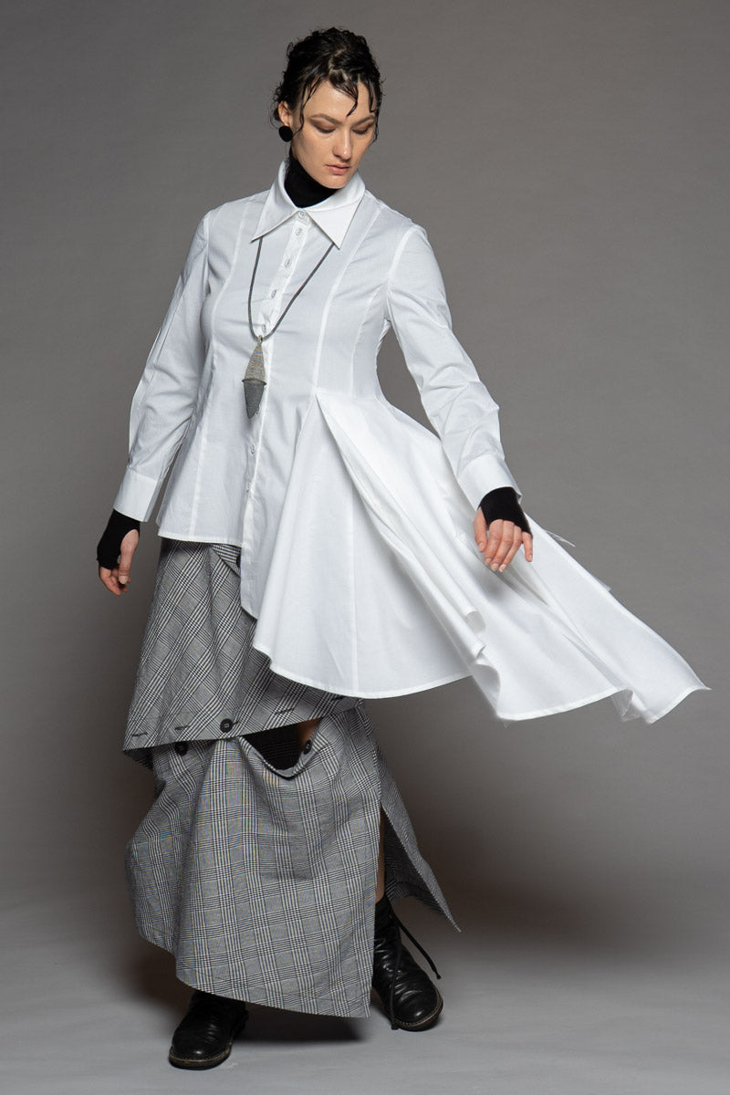 Cheku Skirt Check