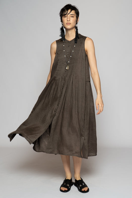 Halo Pin Dress Truffle
