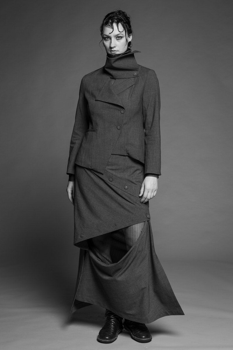 Cheku Skirt Grey