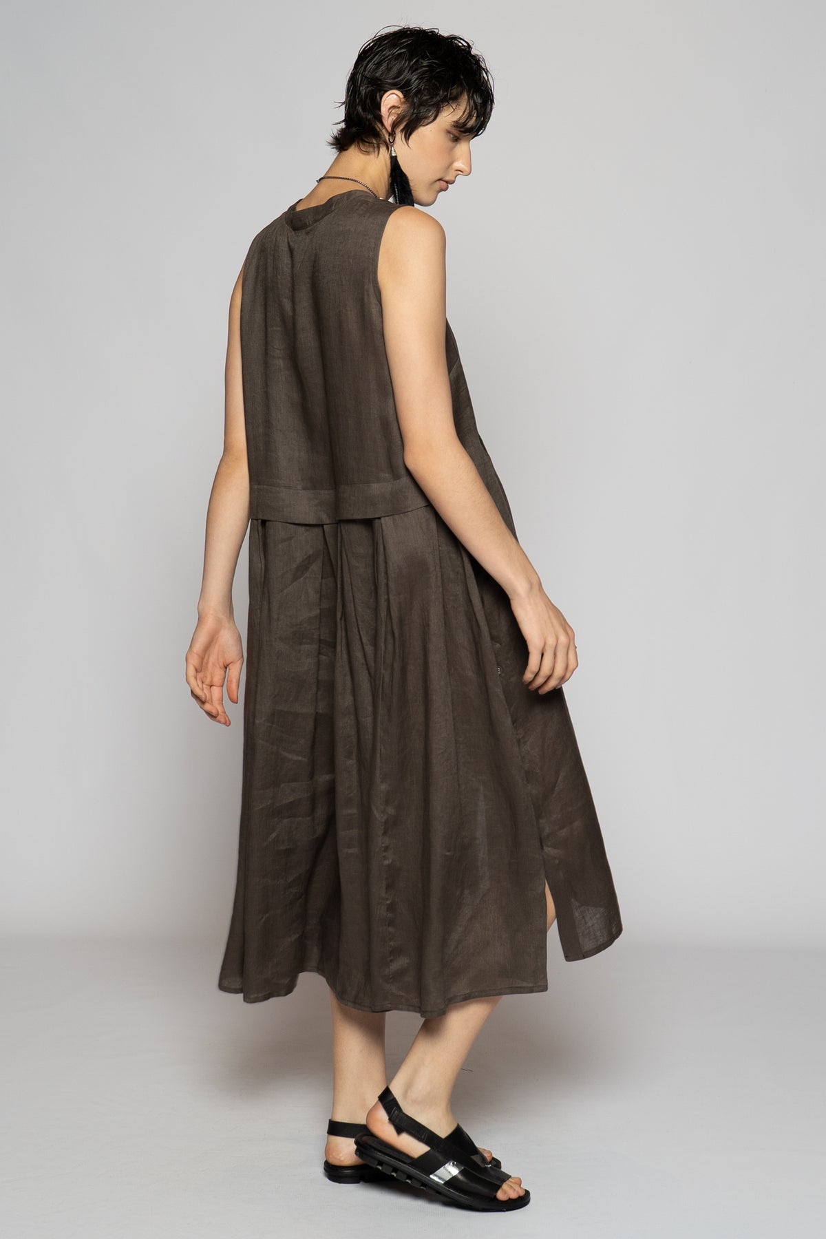 Halo Pin Dress Truffle