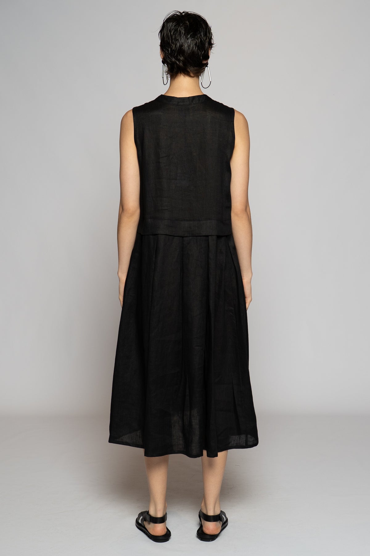 Halo Pin Dress Black