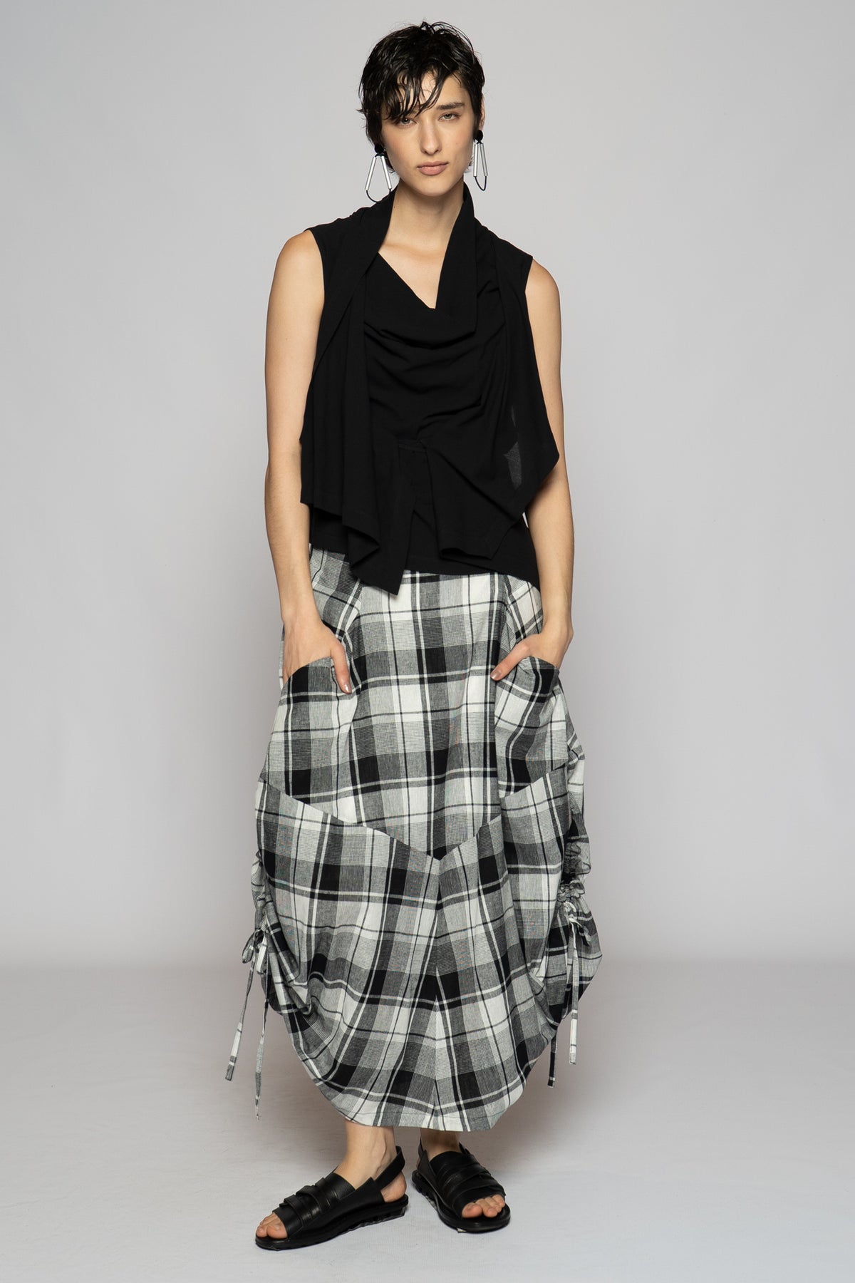 Andor Drape Top Black