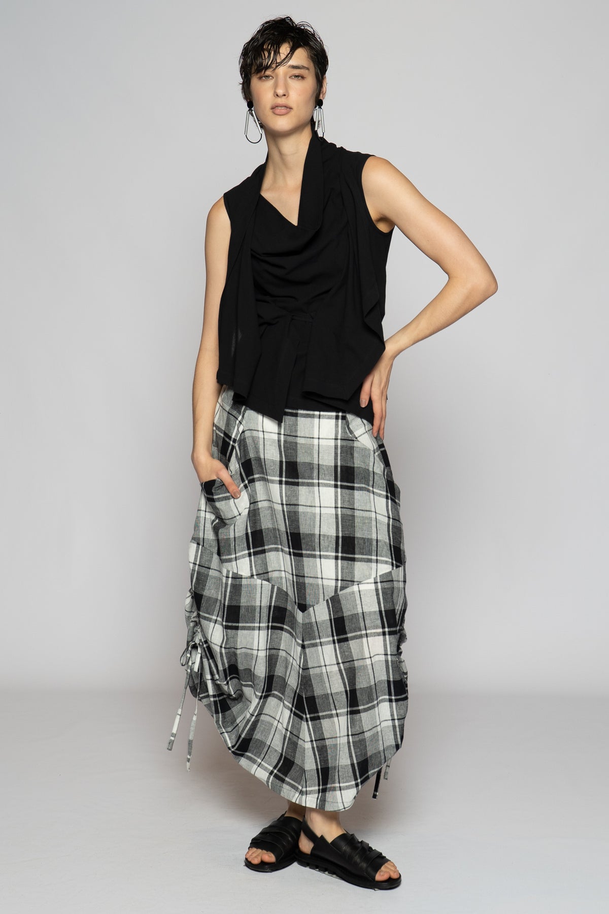 Andor Drape Top Black