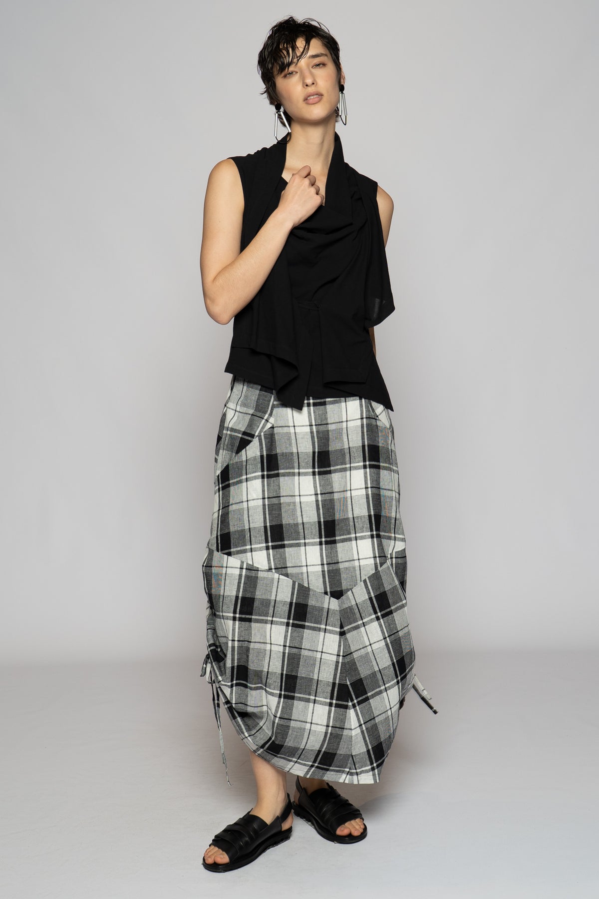 Andor Drape Top Black