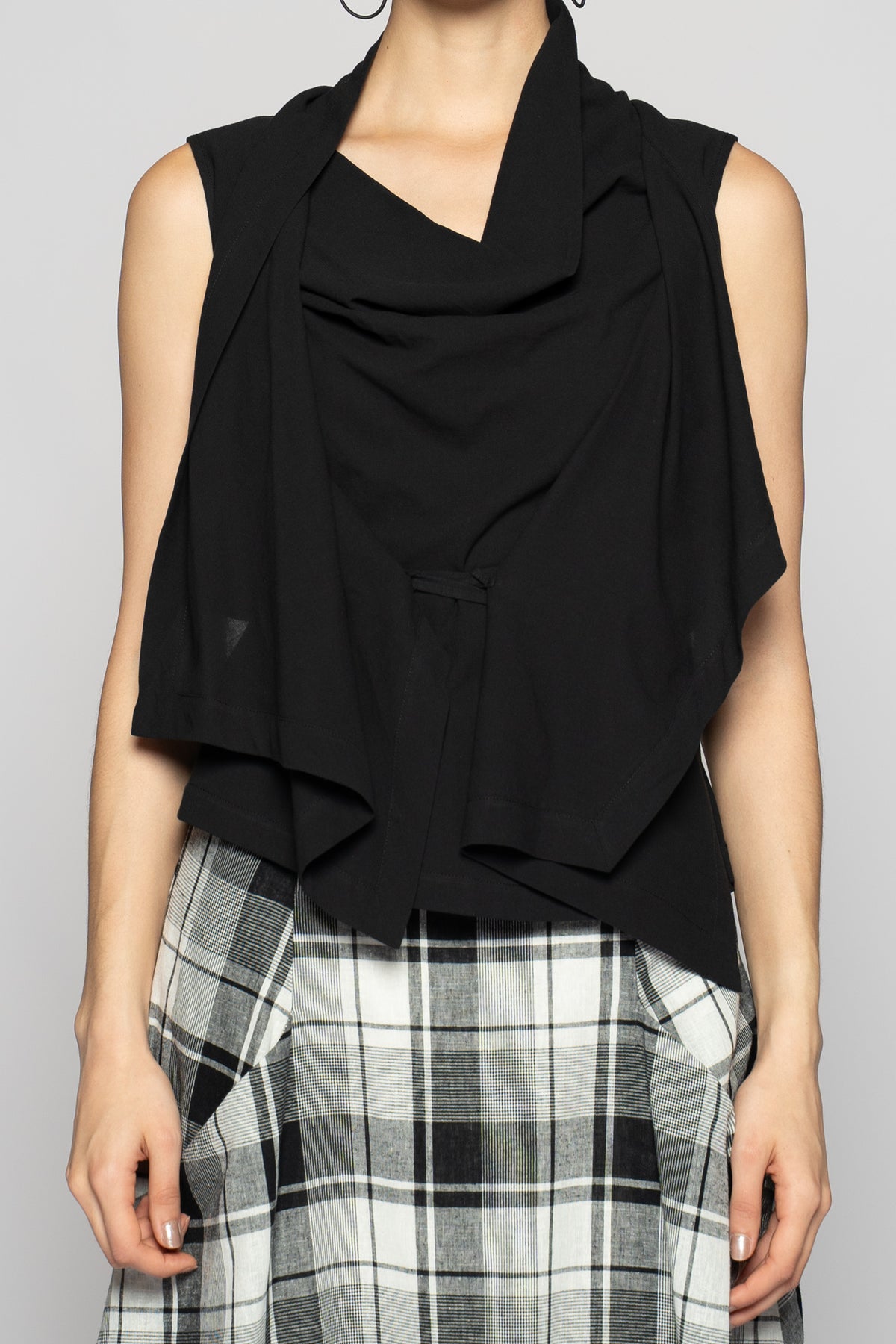 Andor Drape Top Black