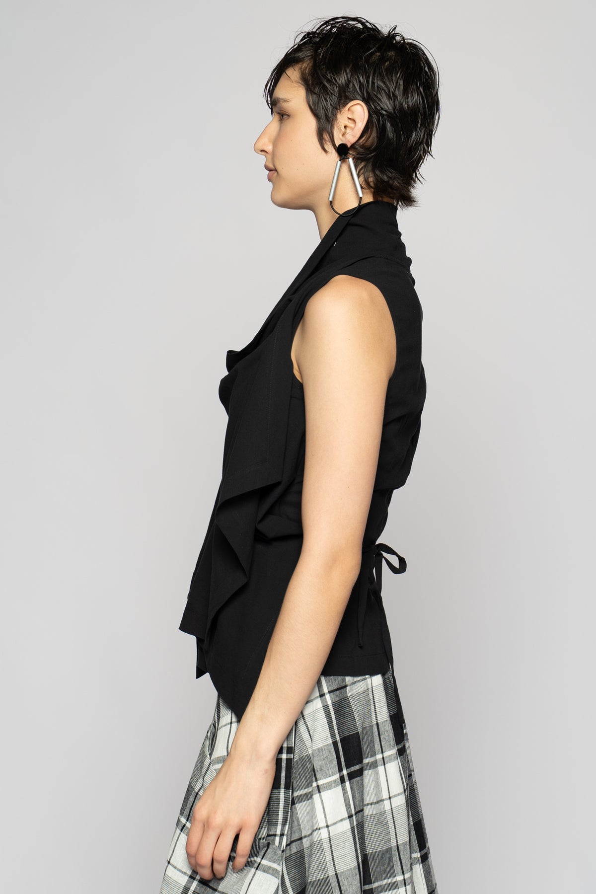 Andor Drape Top Black