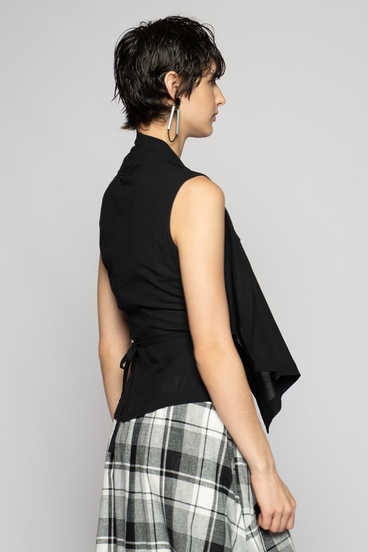 Andor Drape Top Black