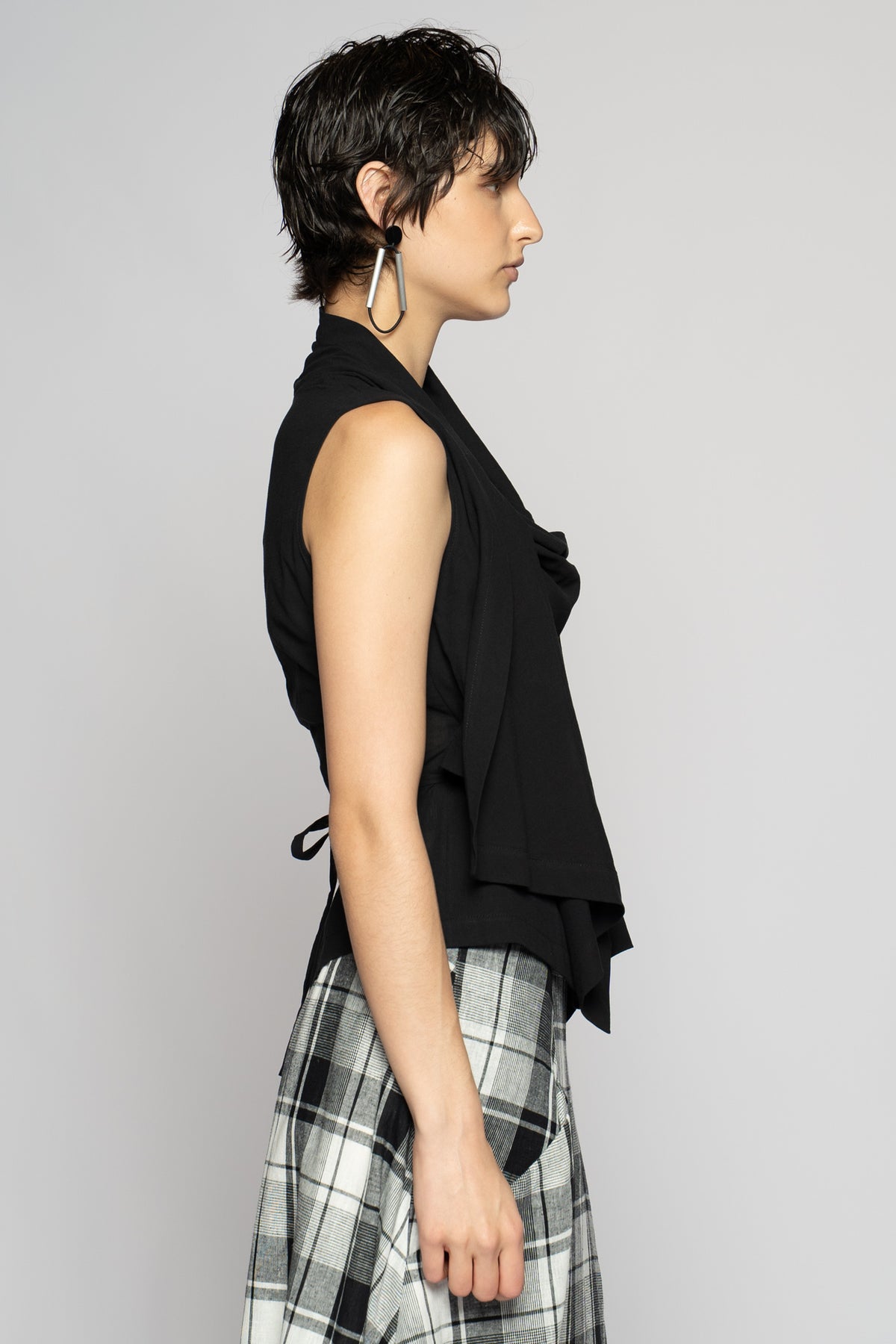 Andor Drape Top Black