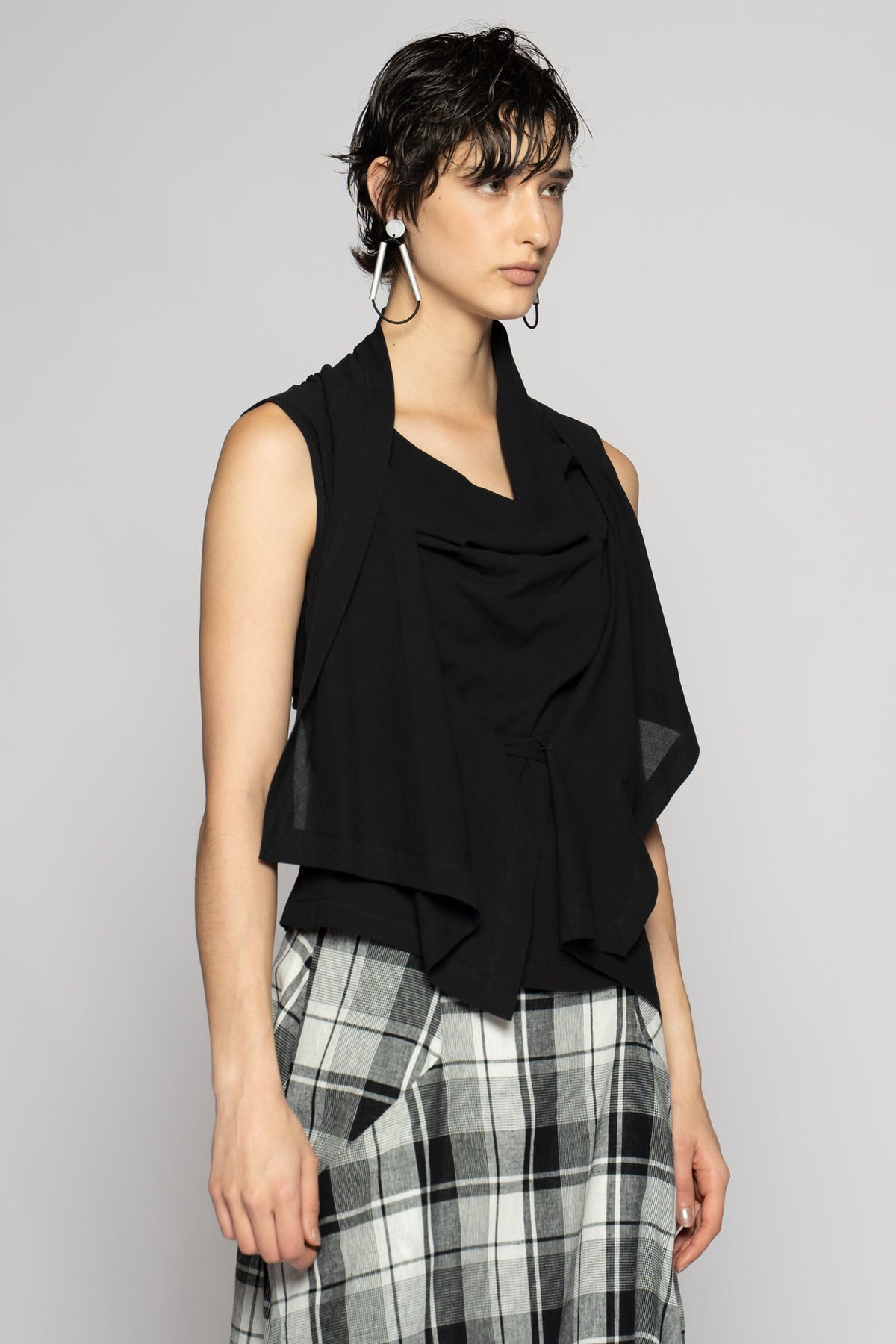 Andor Drape Top Black