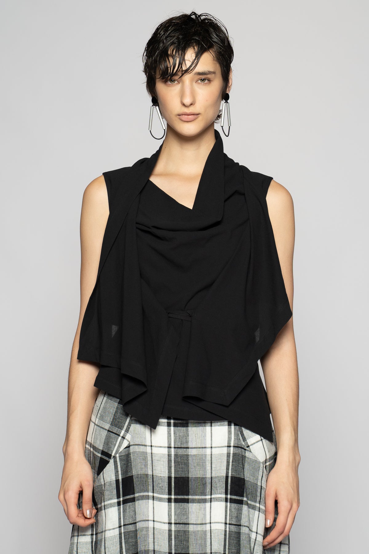 Andor Drape Top Black