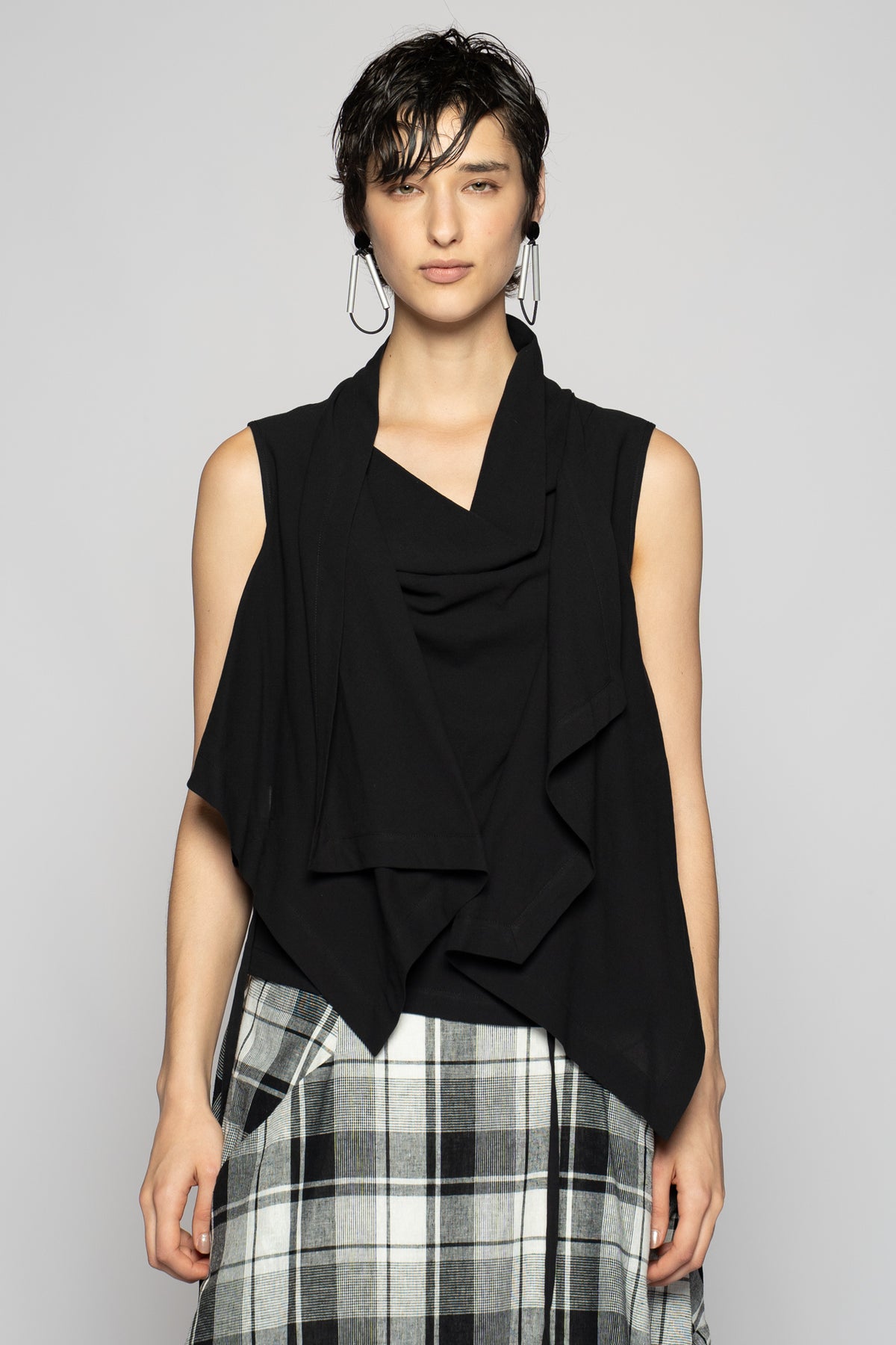 Andor Drape Top Black