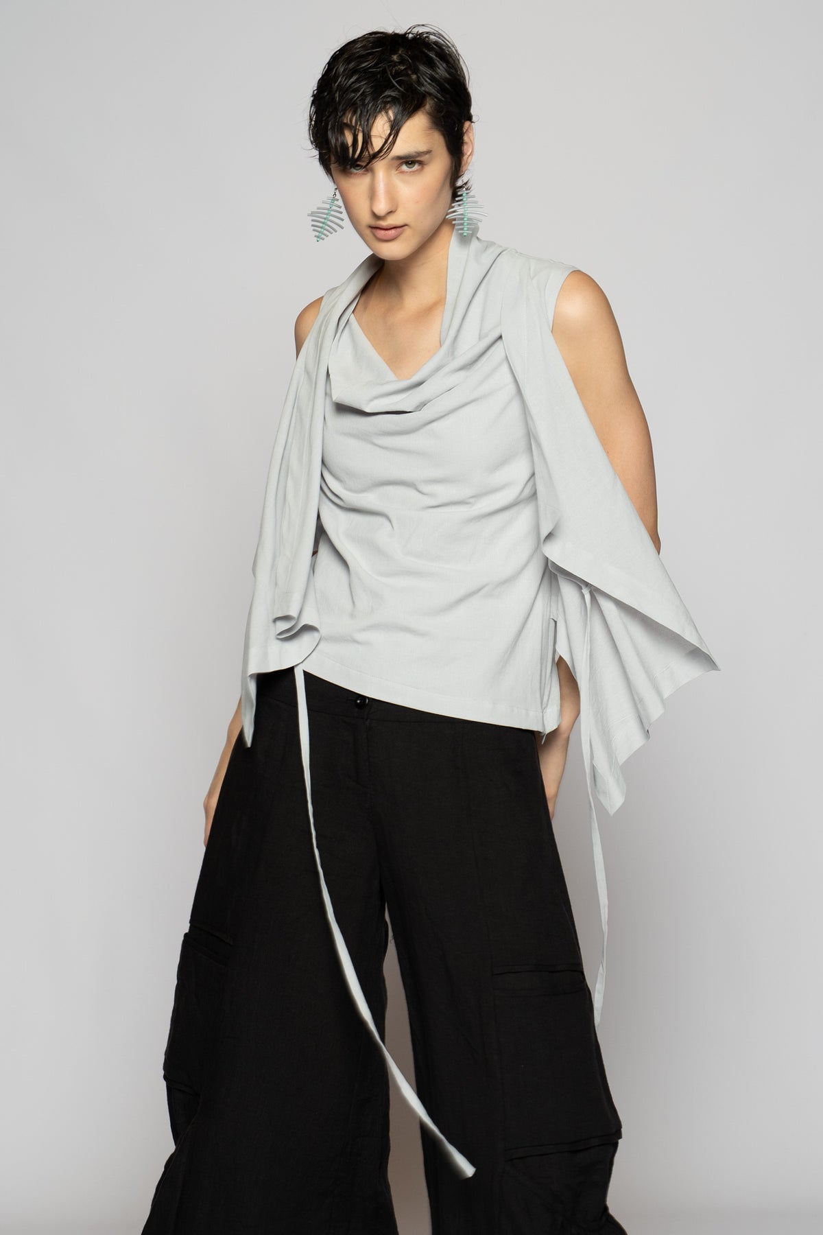 Andor Drape Top Cloud