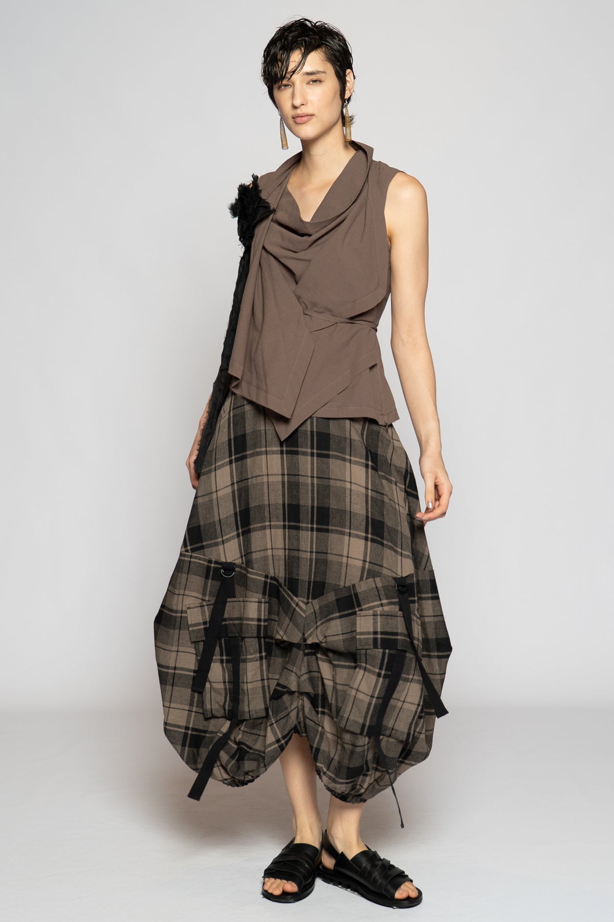 Andor Drape Top Truffle