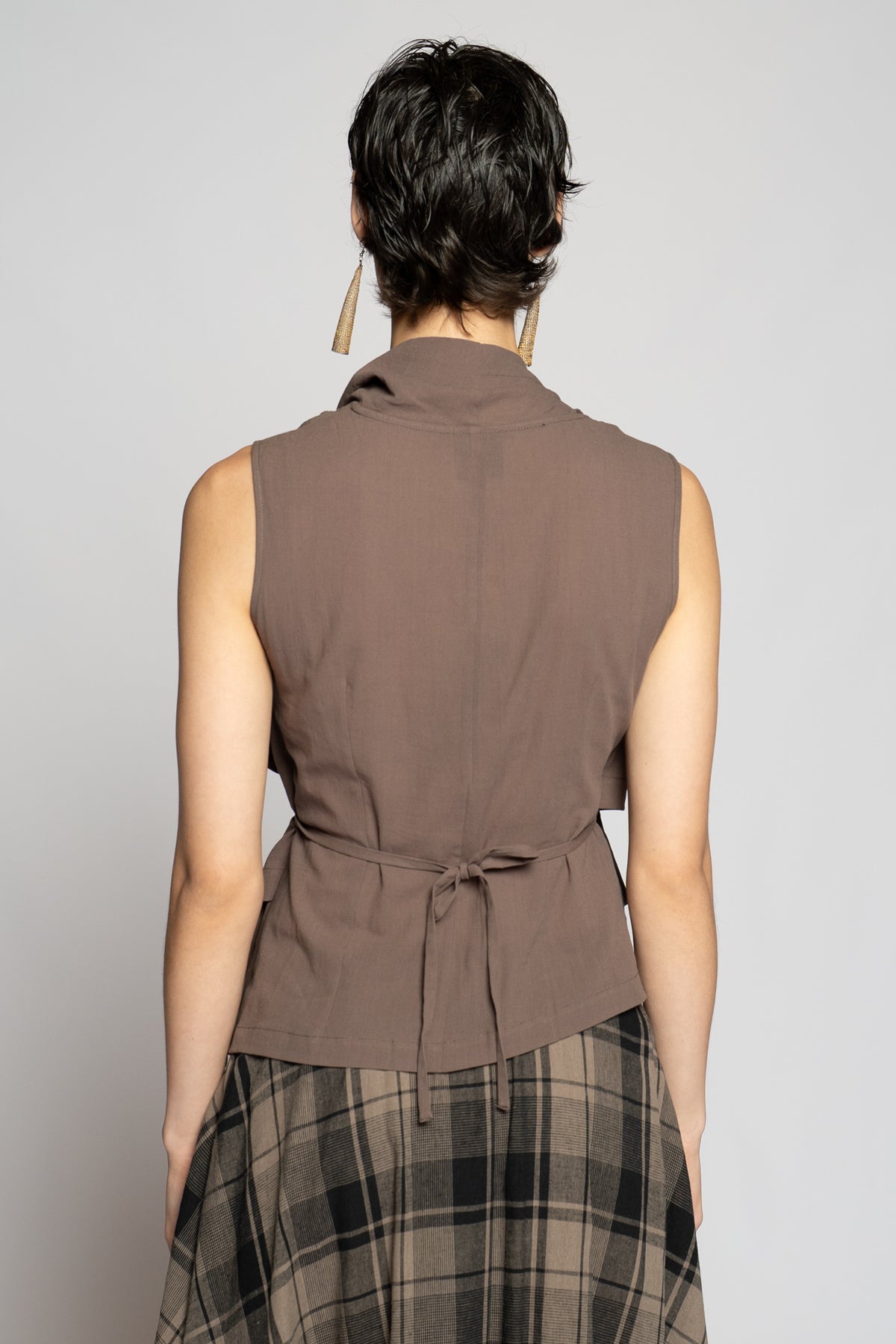 Andor Drape Top Truffle