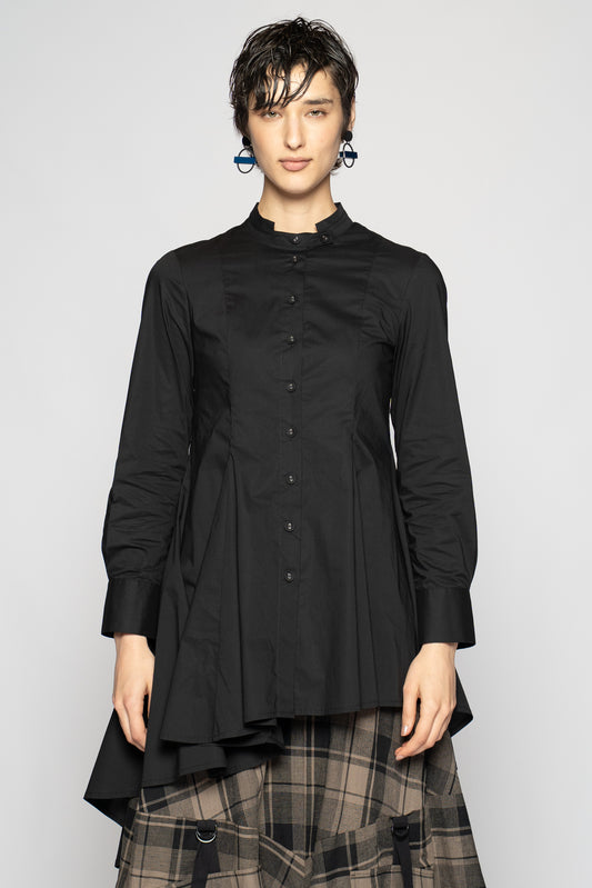 Overtone Long Shirt Blk