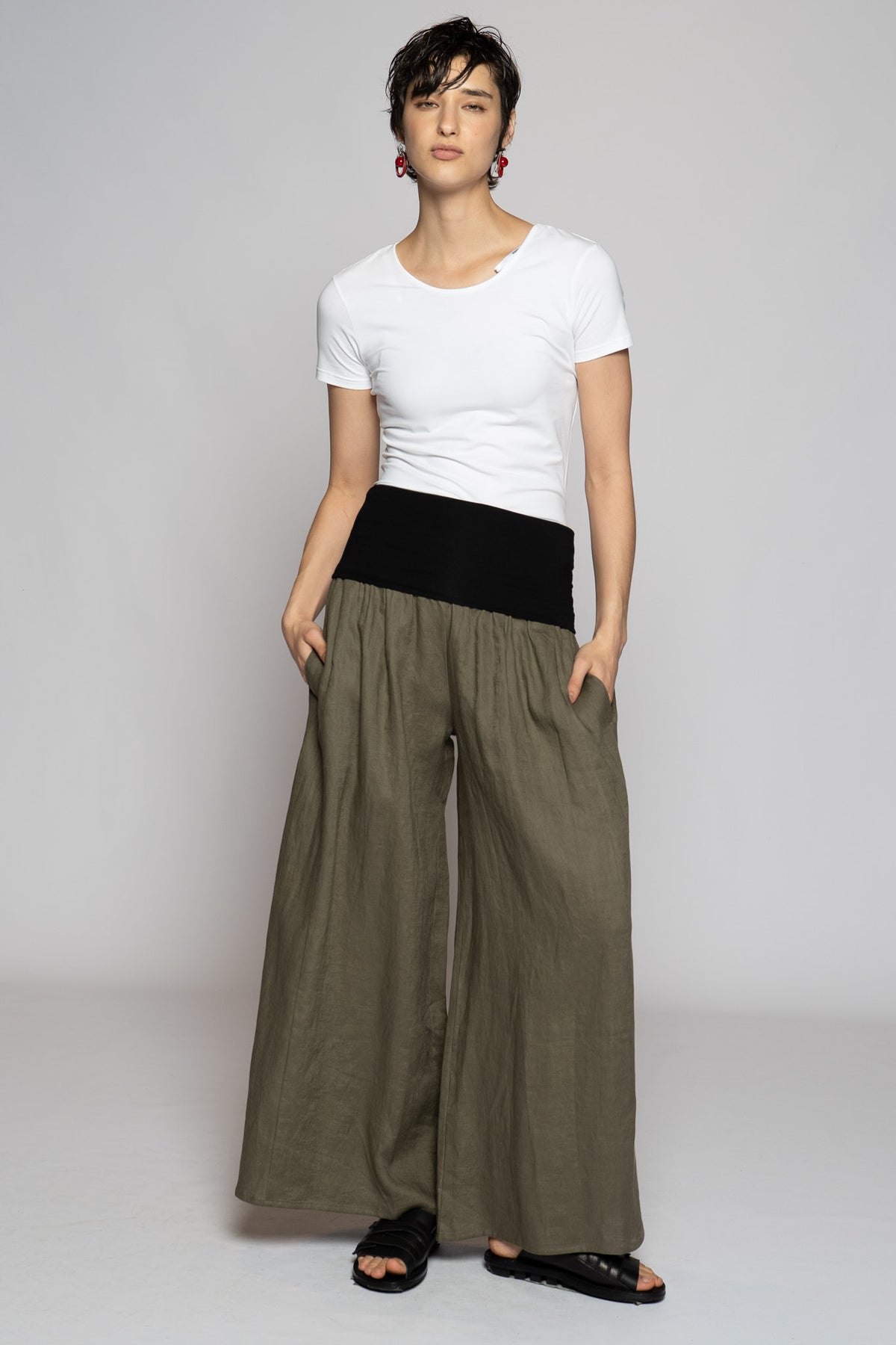 Poka Poka Wide Pants Truffle