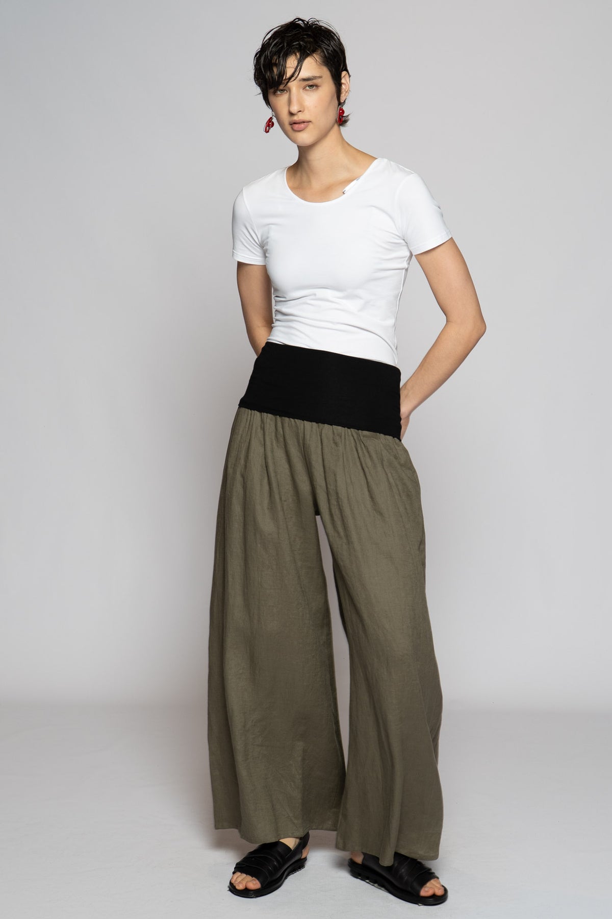 Poka Poka Wide Pants Truffle