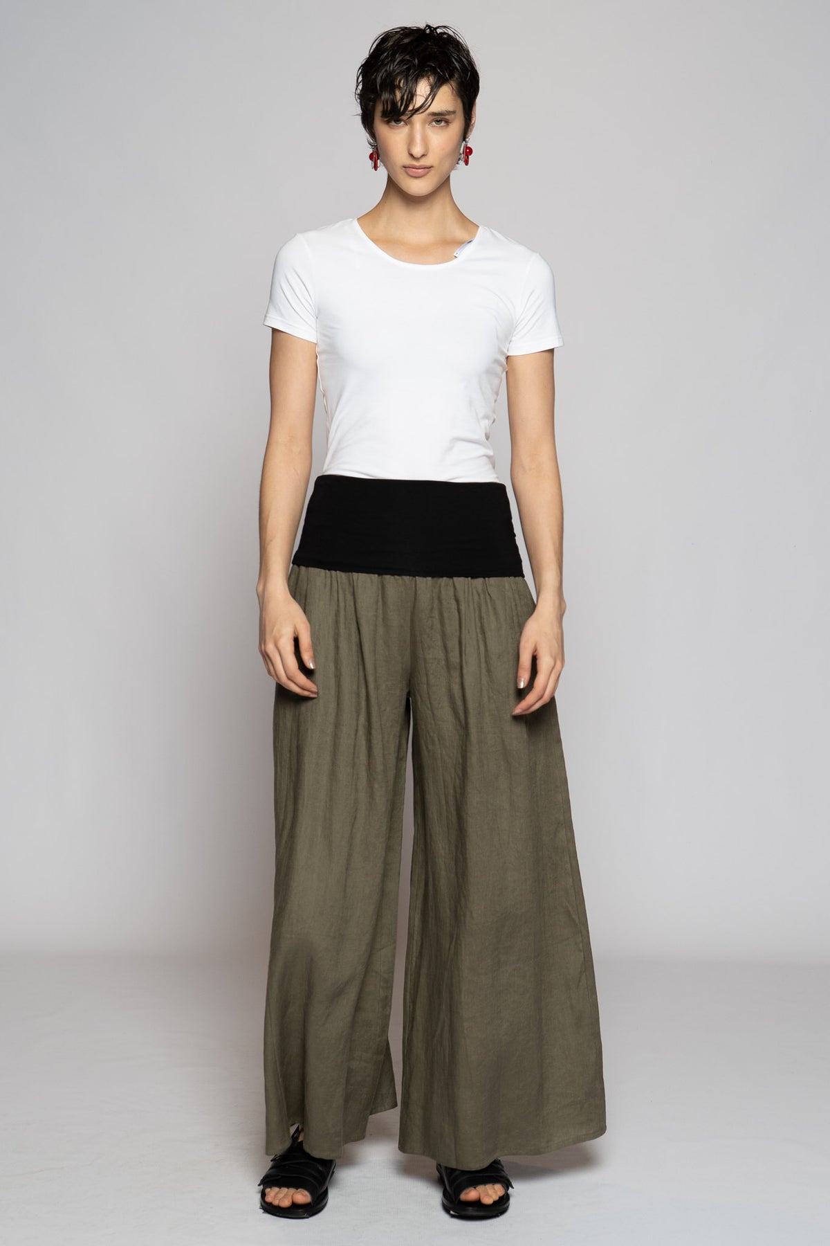 Poka Poka Wide Pants Truffle
