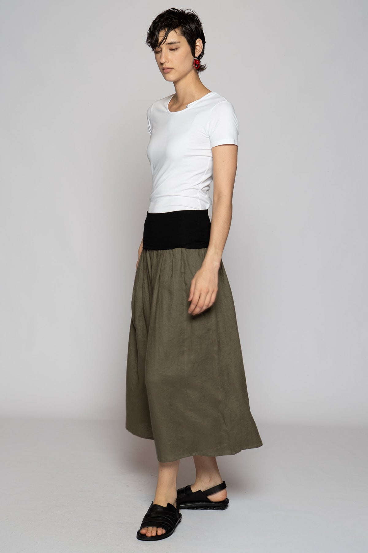 Poka Poka 3/4 Pants Truffle