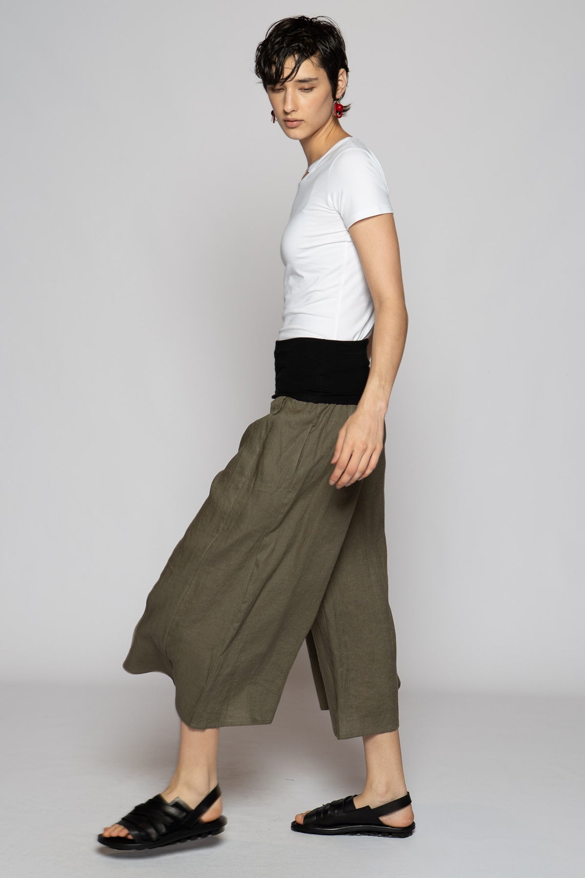 Poka Poka 3/4 Pants Truffle
