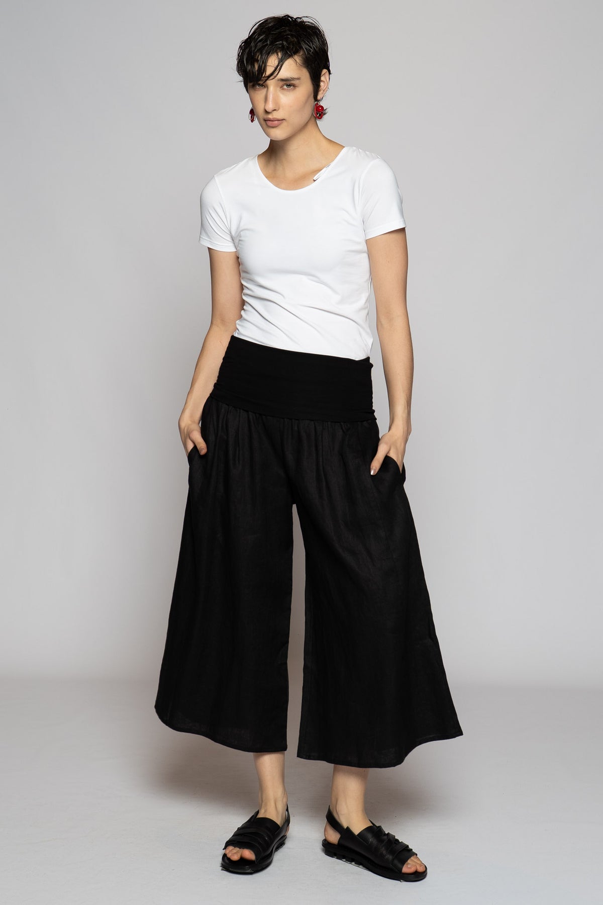 Poka Poka 3/4 Pants Blk