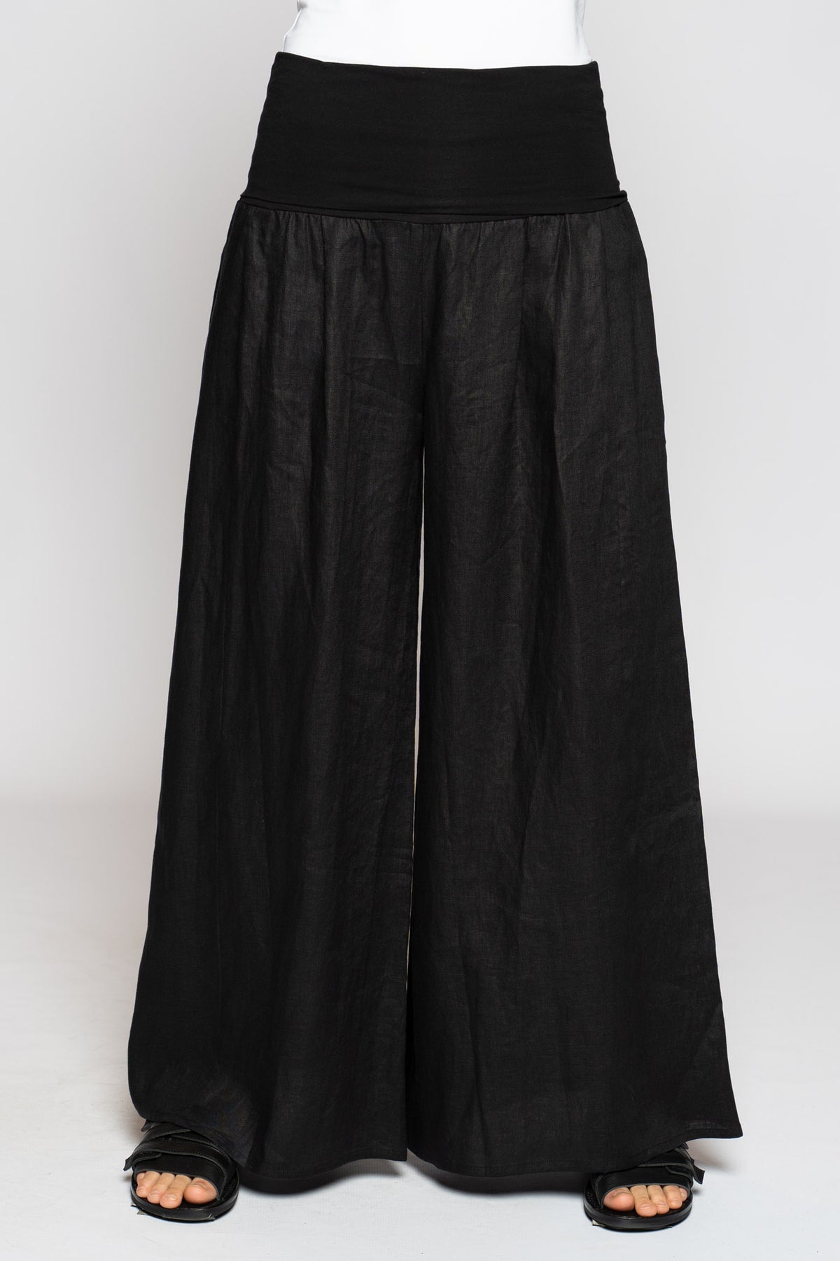Poka Poka Wide Pants Blk