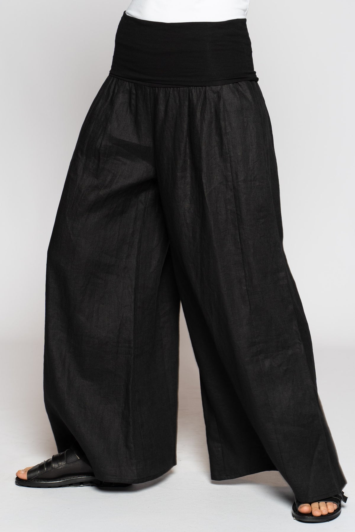 Poka Poka Wide Pants Blk