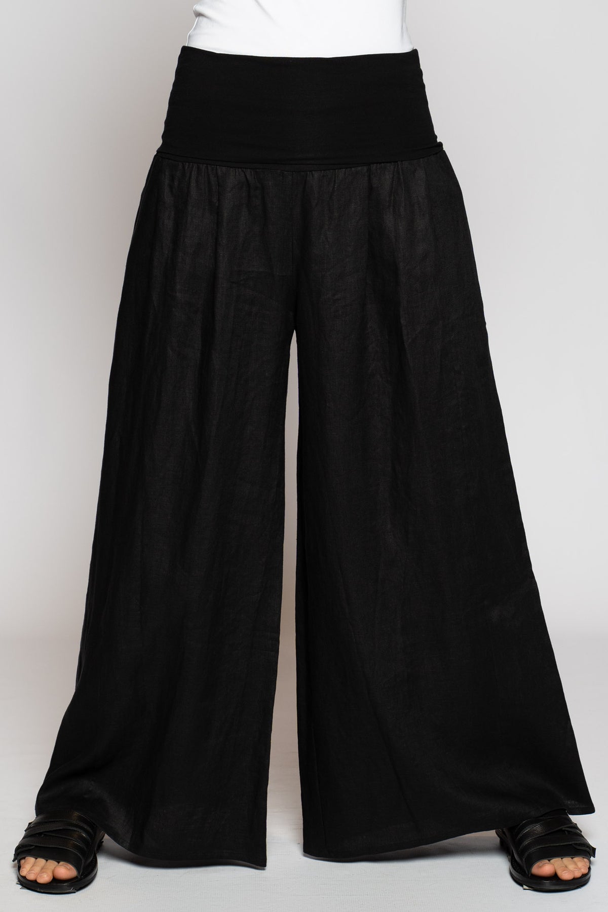Poka Poka Wide Pants Blk