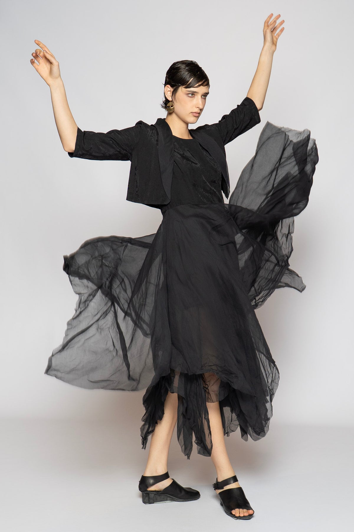 Spike Dress Blk