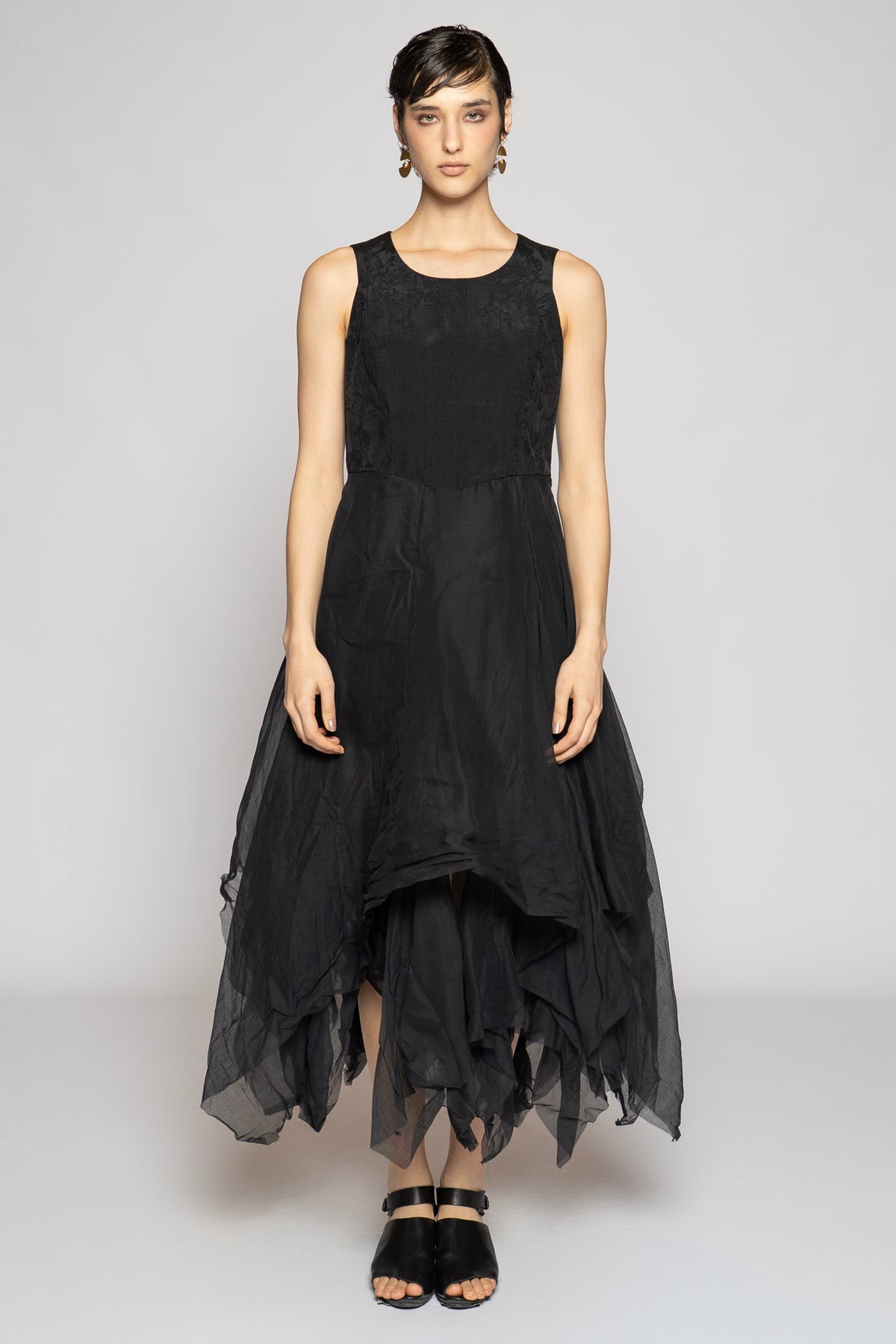 Spike Dress Blk