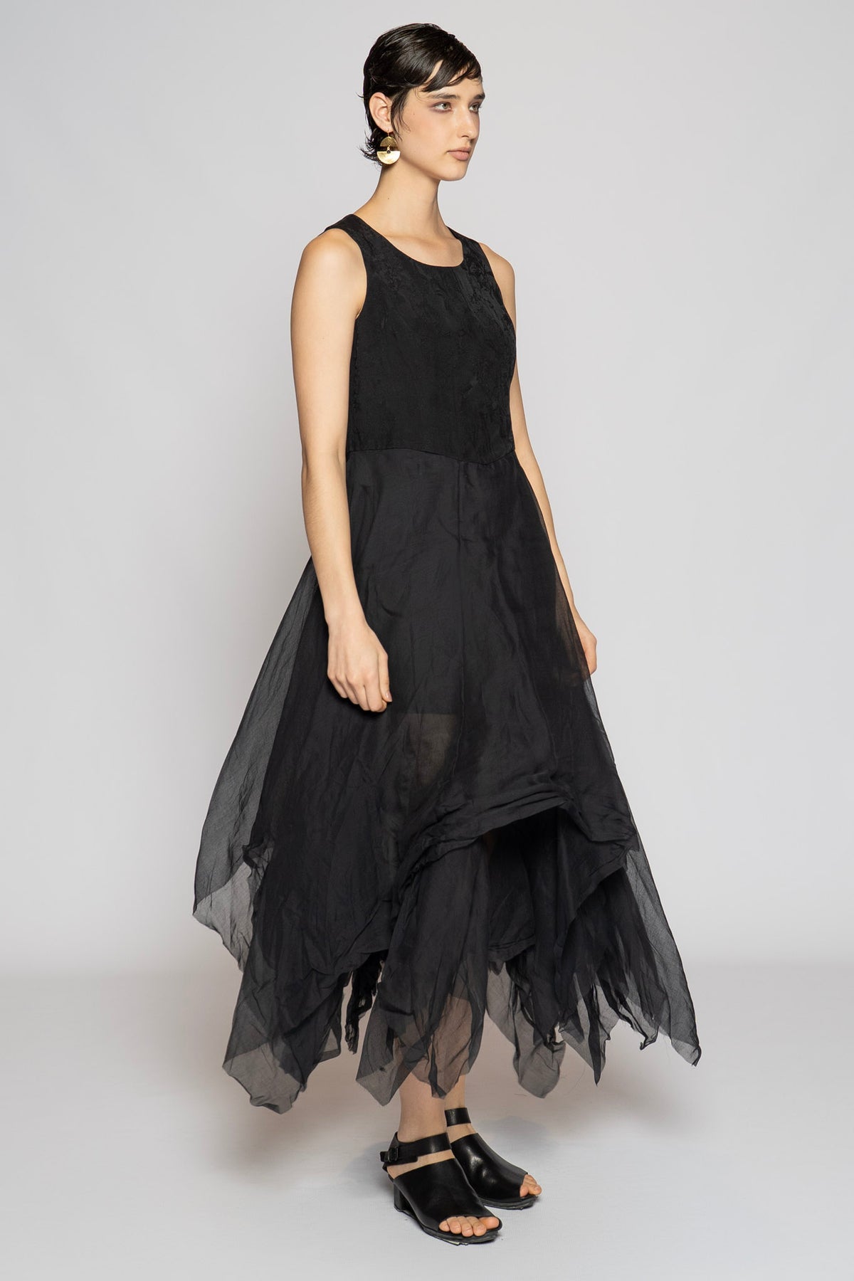 Spike Dress Blk