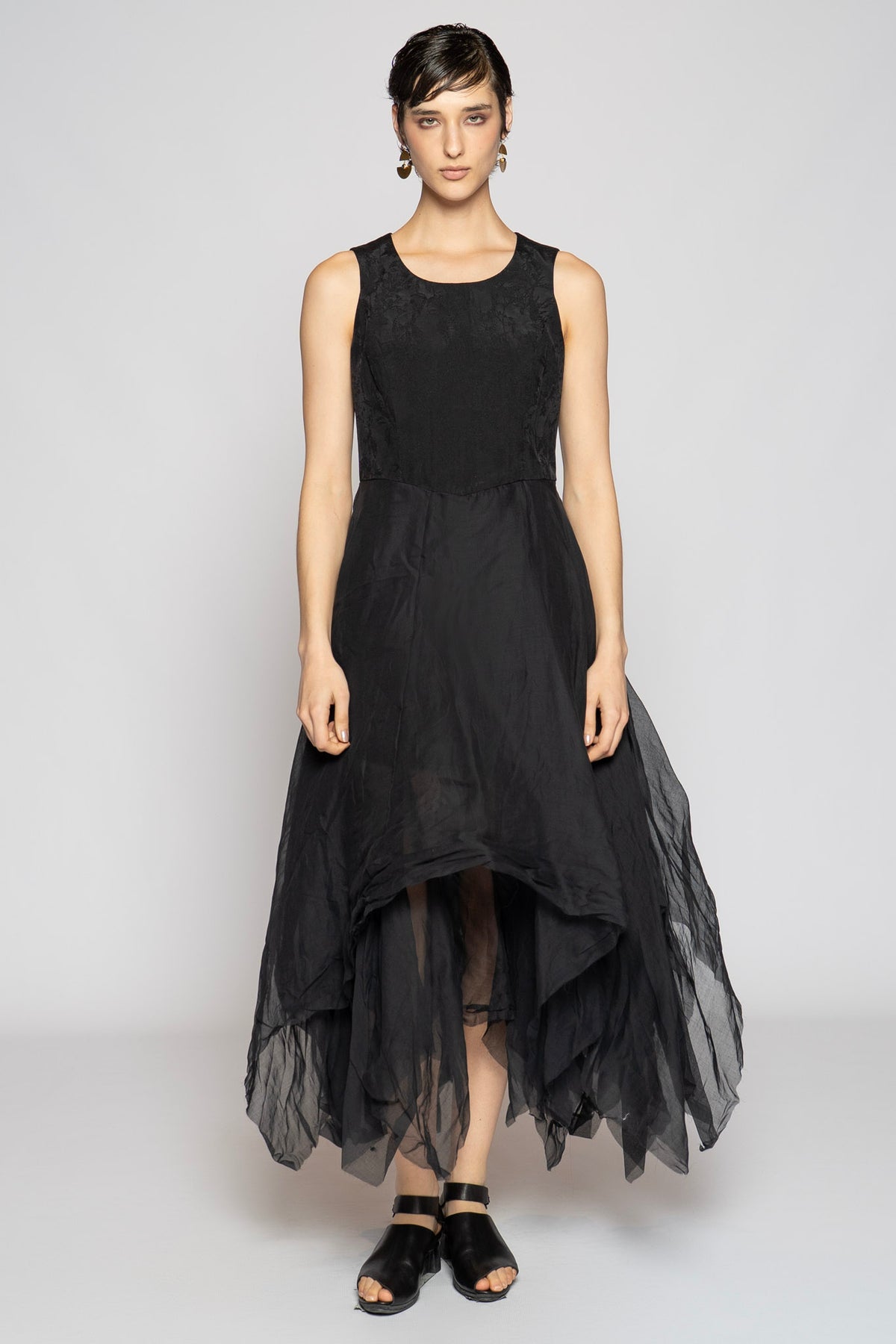 Spike Dress Blk