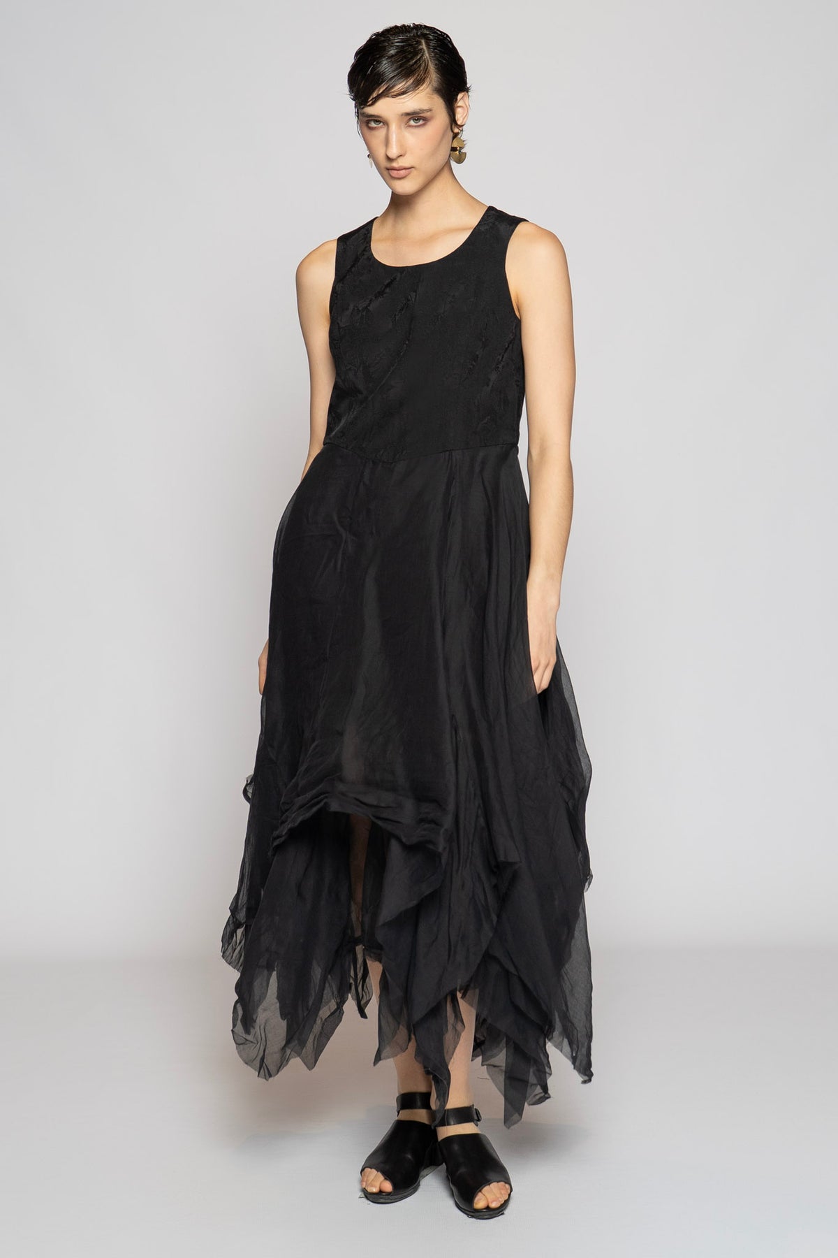Spike Dress Blk