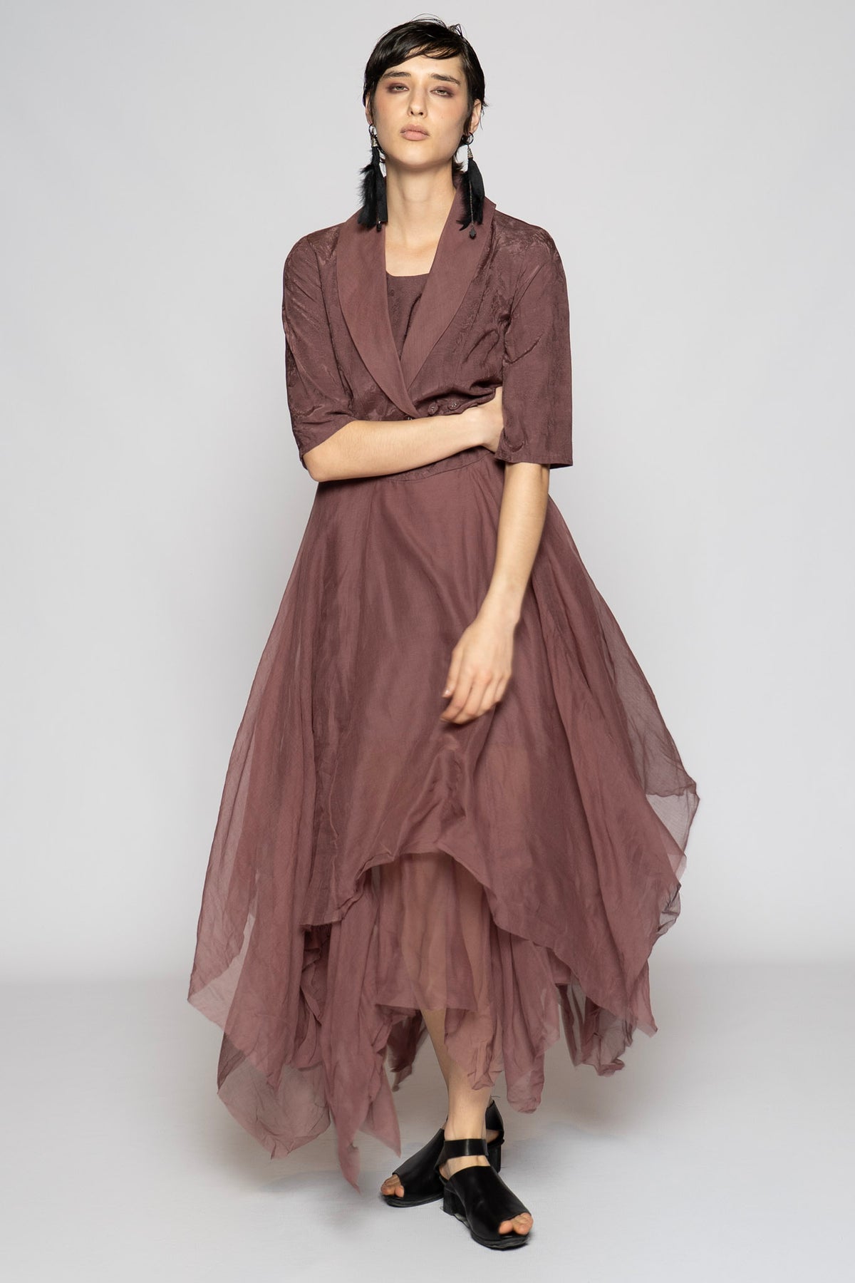 Spike Dress Mauve